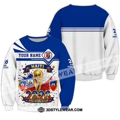 Unisex Shirt - Custom Haiti World Cup 2026 Shirt - Long Sleeve / S - T-shirt