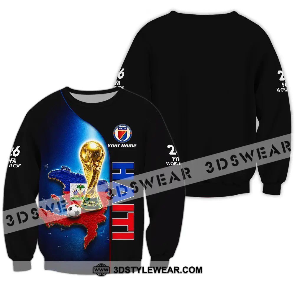 Unisex Shirt - Custom Haiti World Cup 2026 Shirt - Long Sleeve / S - T-shirt