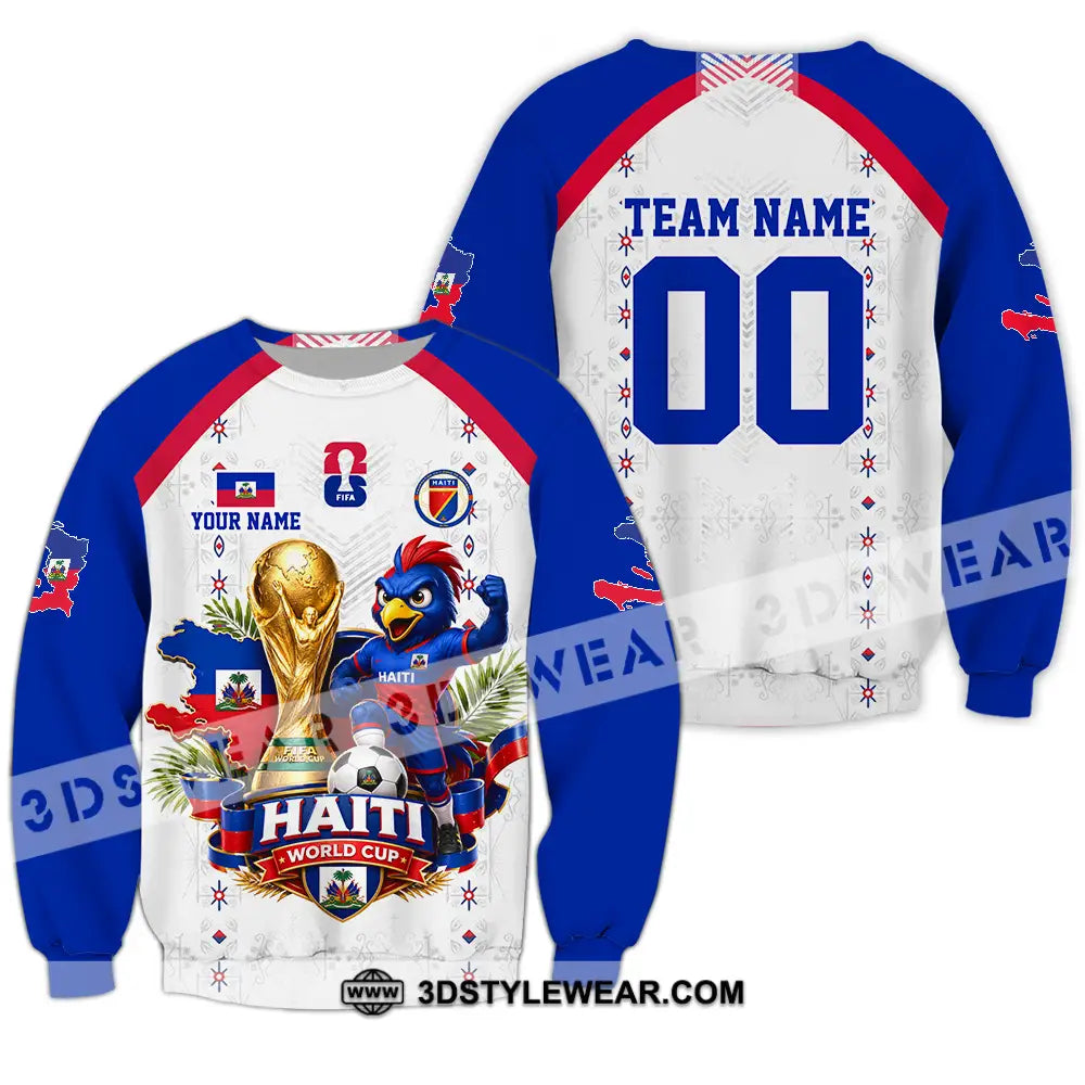 Unisex Shirt - Custom Haiti World Cup 2026 Shirt - Long Sleeve / S - T-shirt