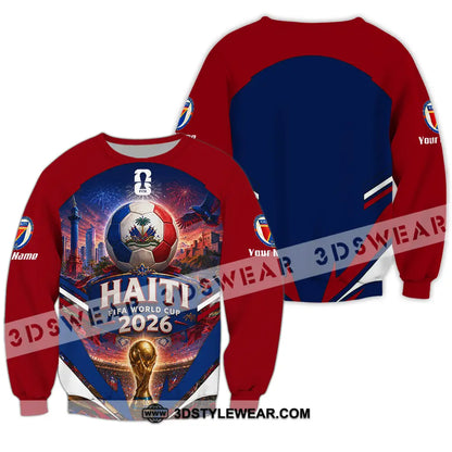 Unisex Shirt - Custom Haiti World Cup 2026 Shirt - Long Sleeve / S - T-shirt