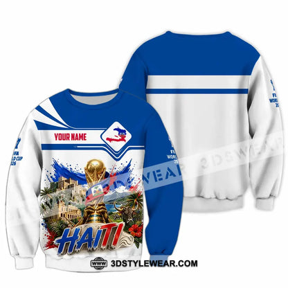 Unisex Shirt - Custom Haiti World Cup 2026 Shirt - Long Sleeve / S - T-shirt