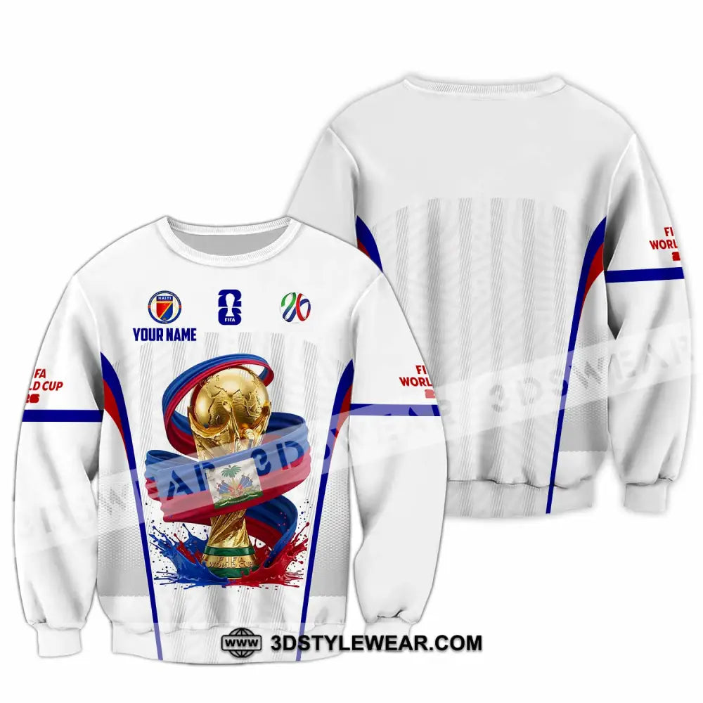 Unisex Shirt - Custom Haiti World Cup 2026 Shirt - Long Sleeve / S - T-shirt