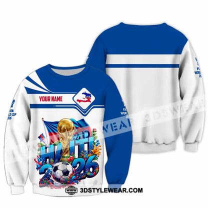 Unisex Shirt - Custom Haiti World Cup 2026 Shirt - Long Sleeve / S - T-shirt