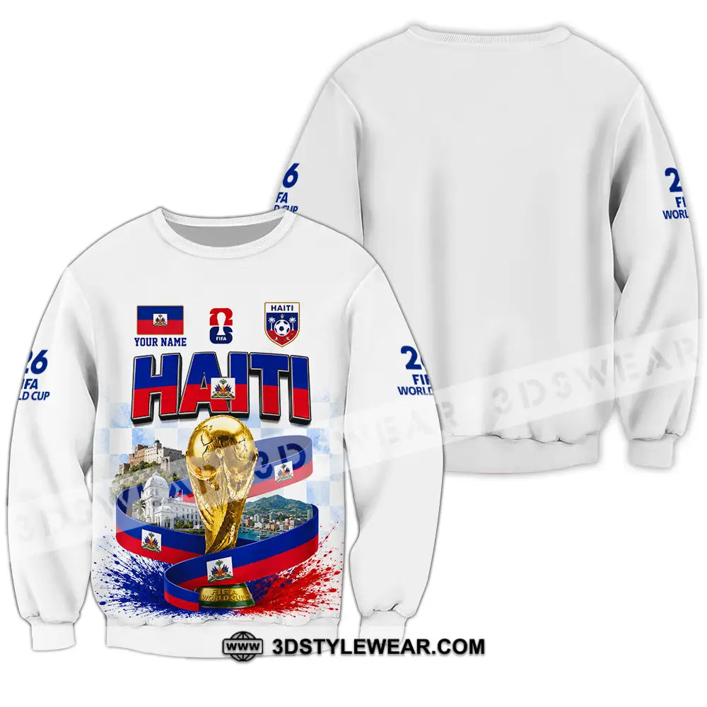 Unisex Shirt - Custom Haiti World Cup 2026 Shirt - Long Sleeve / S - T-shirt