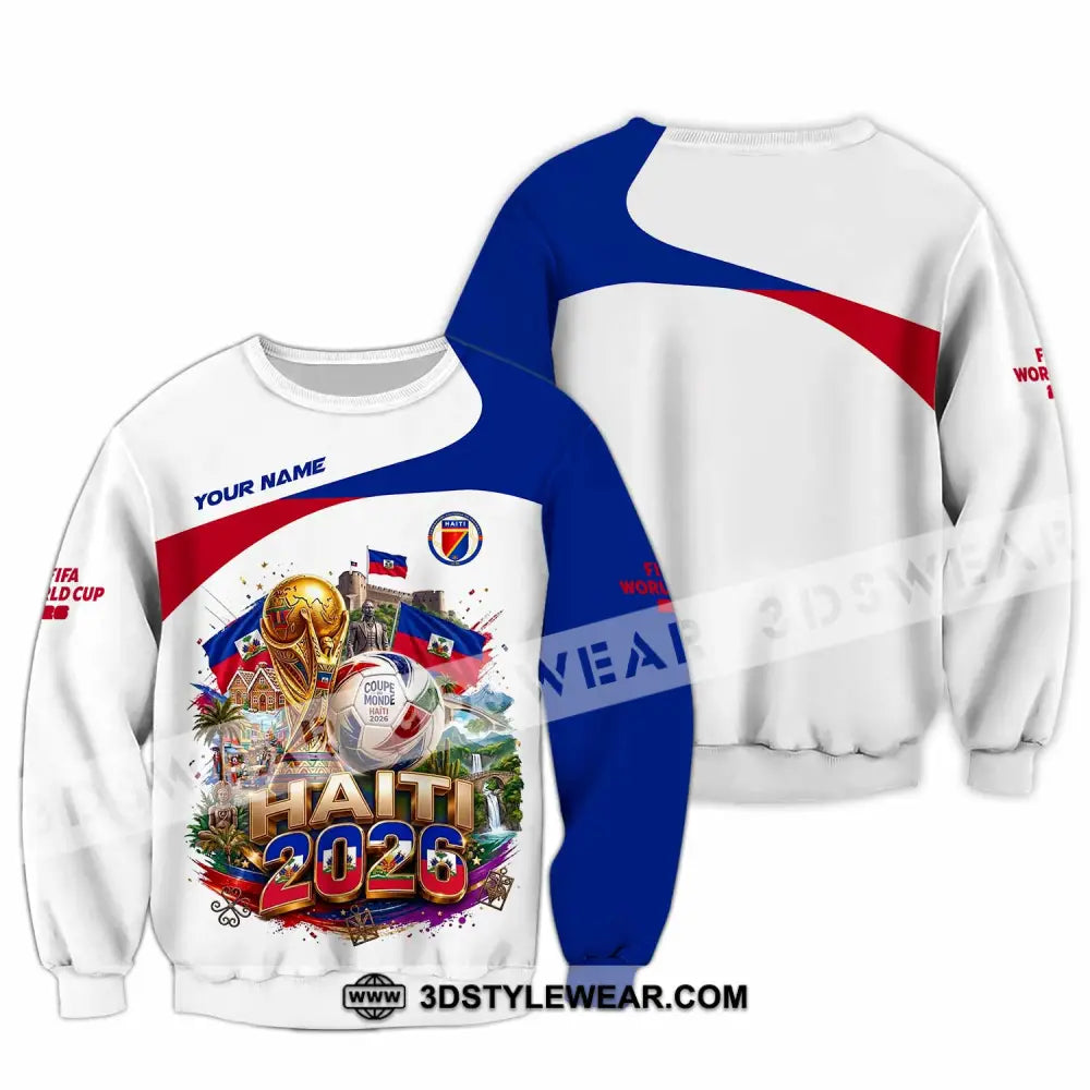 Unisex Shirt - Custom Haiti World Cup 2026 Shirt - Long Sleeve / S - T-shirt