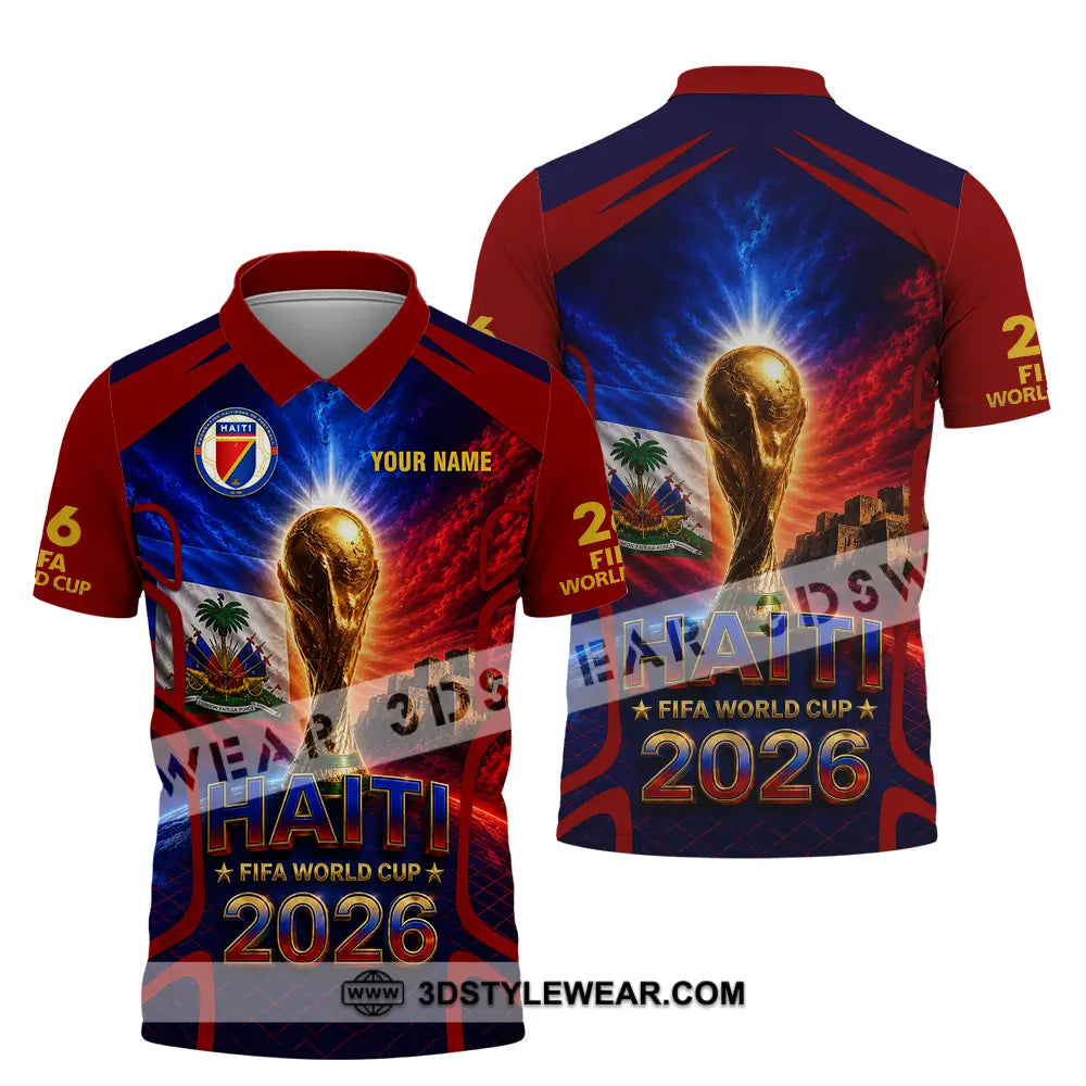 Unisex Shirt - Custom Haiti World Cup 2026 Shirt - Polo Shirt / S - T-shirt