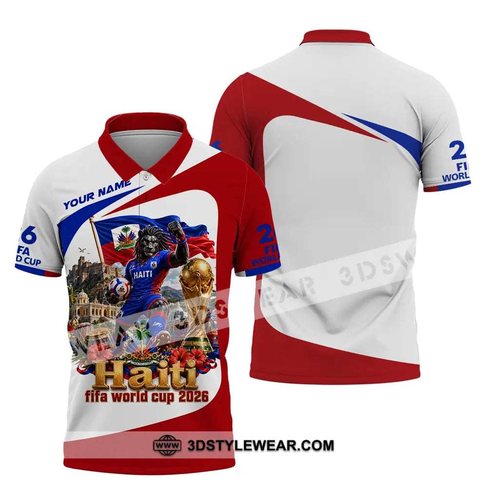 Unisex Shirt - Custom Haiti World Cup 2026 Shirt - Polo Shirt / S - T-shirt