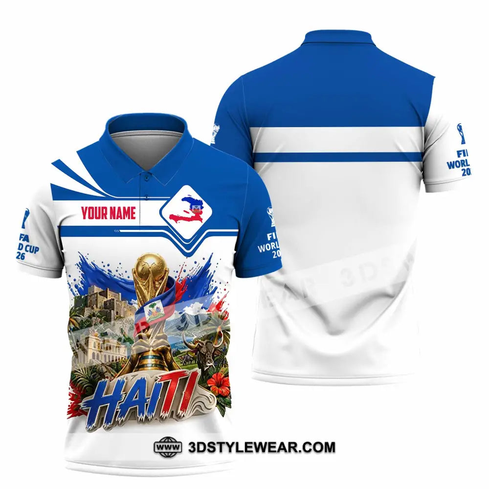 Unisex Shirt - Custom Haiti World Cup 2026 Shirt - Polo Shirt / S - T-shirt