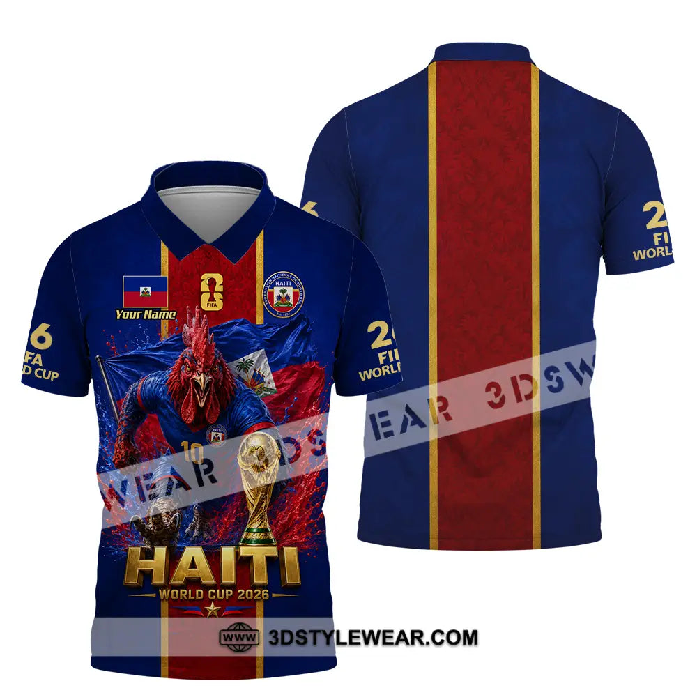 Unisex Shirt - Custom Haiti World Cup 2026 Shirt - Polo Shirt / S - T-shirt