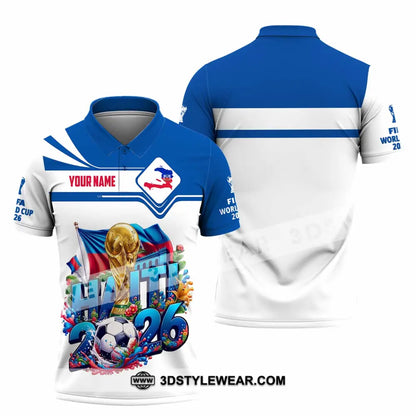 Unisex Shirt - Custom Haiti World Cup 2026 Shirt - Polo Shirt / S - T-shirt