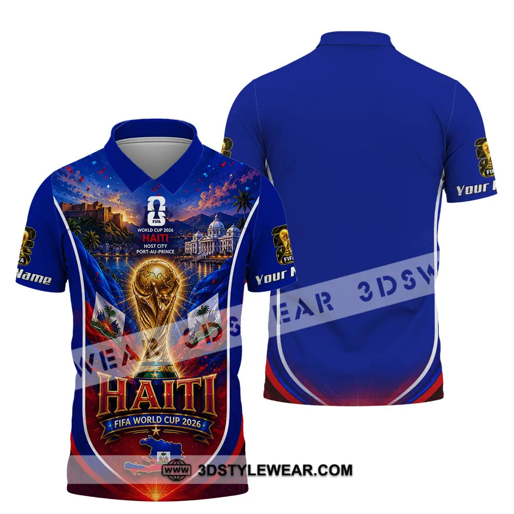 Unisex Shirt - Custom Haiti World Cup 2026 Shirt - Polo Shirt / S - T-shirt