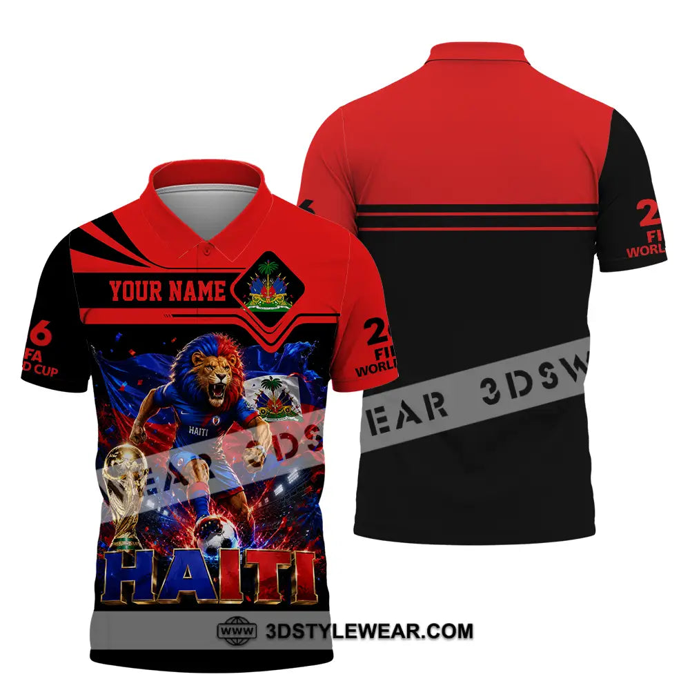 Unisex Shirt - Custom Haiti World Cup 2026 Shirt - Polo Shirt / S - T-shirt