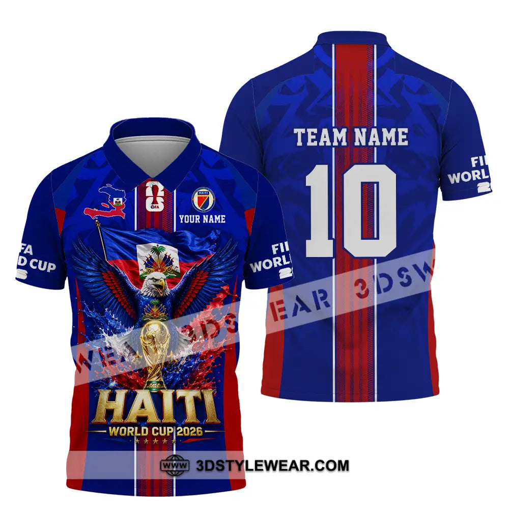 Unisex Shirt - Custom Haiti World Cup 2026 Shirt - Polo Shirt / S - T-shirt