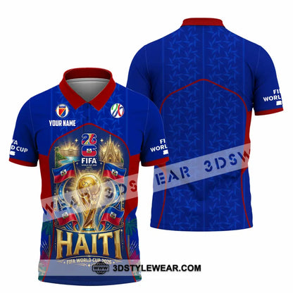 Unisex Shirt - Custom Haiti World Cup 2026 Shirt - Polo Shirt / S - T-shirt