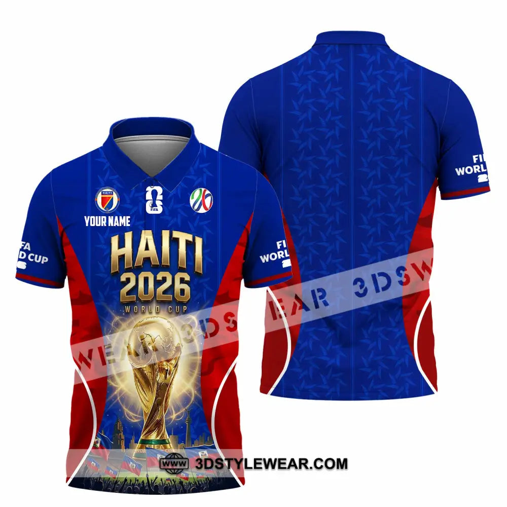 Unisex Shirt - Custom Haiti World Cup 2026 Shirt - Polo Shirt / S - T-shirt