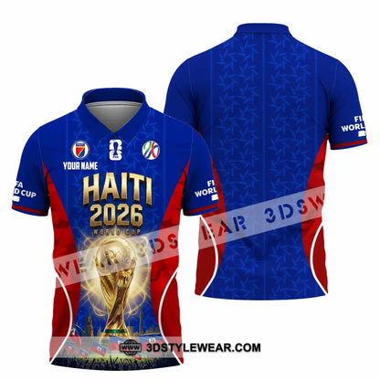 Unisex Shirt - Custom Haiti World Cup 2026 Shirt - Polo Shirt / S - T-shirt