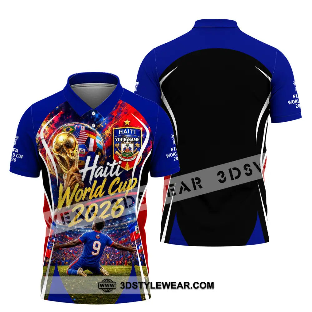 Unisex Shirt - Custom Haiti World Cup 2026 Shirt - Polo Shirt / S - T-shirt