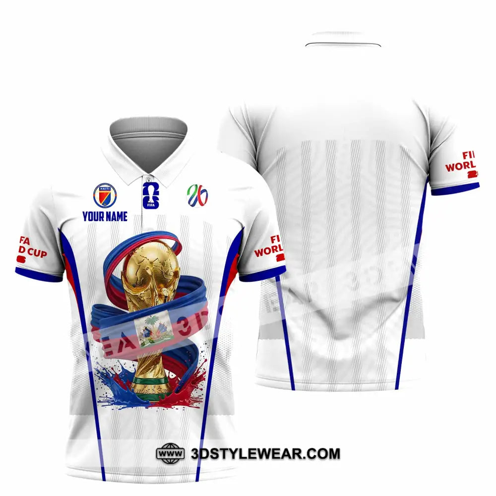 Unisex Shirt - Custom Haiti World Cup 2026 Shirt - Polo Shirt / S - T-shirt