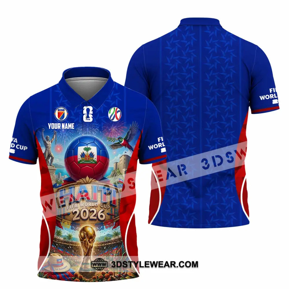 Unisex Shirt - Custom Haiti World Cup 2026 Shirt - Polo Shirt / S - T-shirt