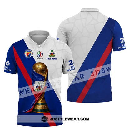 Unisex Shirt - Custom Haiti World Cup 2026 Shirt - Polo Shirt / S - T-shirt
