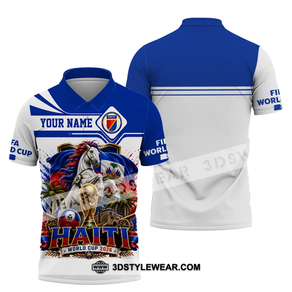Unisex Shirt - Custom Haiti World Cup 2026 Shirt - Polo Shirt / S - T-shirt