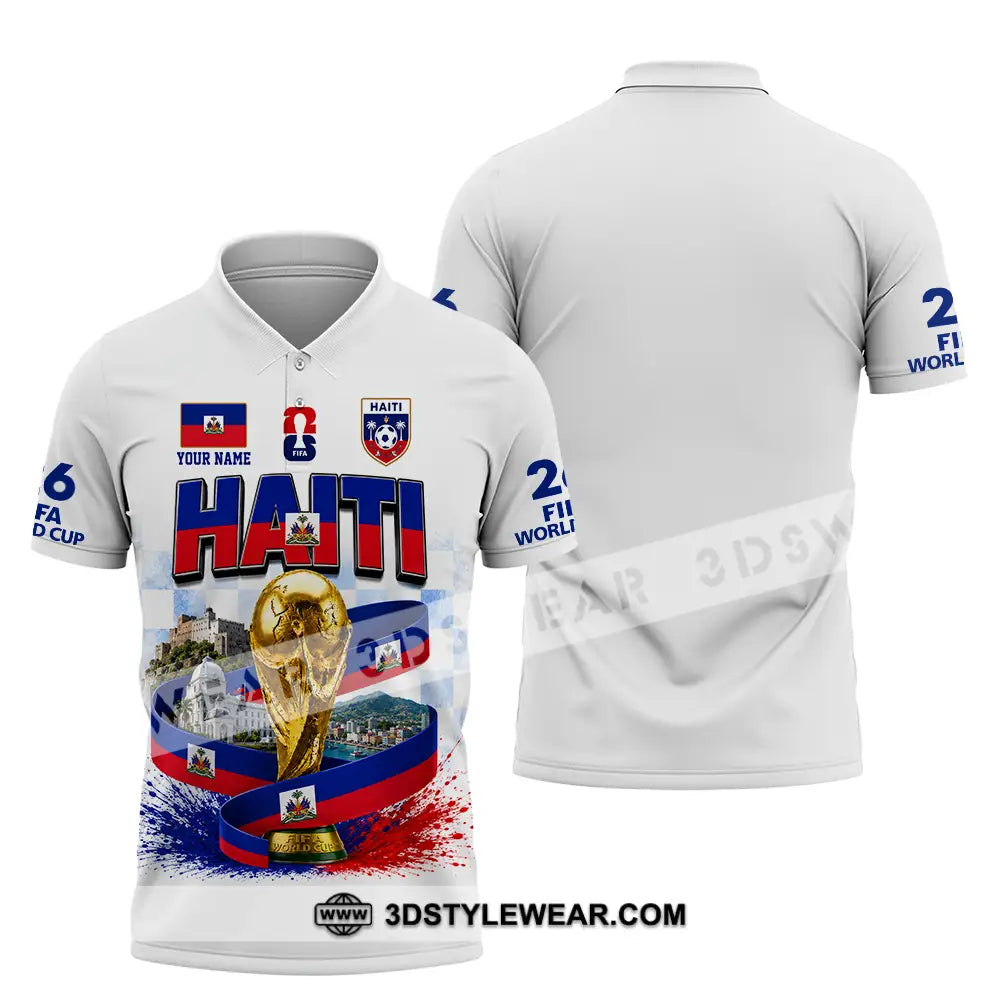 Unisex Shirt - Custom Haiti World Cup 2026 Shirt - Polo Shirt / S - T-shirt