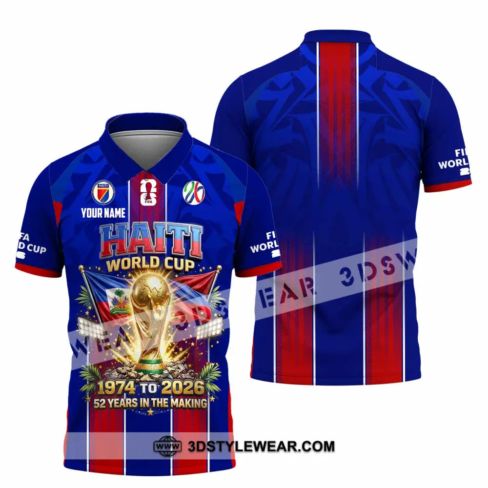 Unisex Shirt - Custom Haiti World Cup 2026 Shirt - Polo Shirt / S - T-shirt