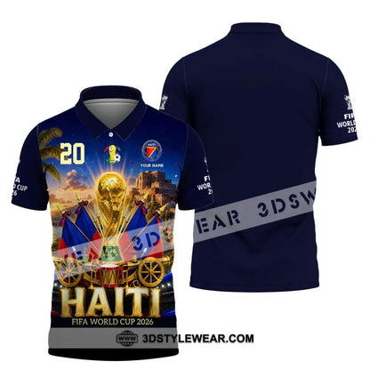 Unisex Shirt - Custom Haiti World Cup 2026 Shirt - Polo Shirt / S - T-shirt