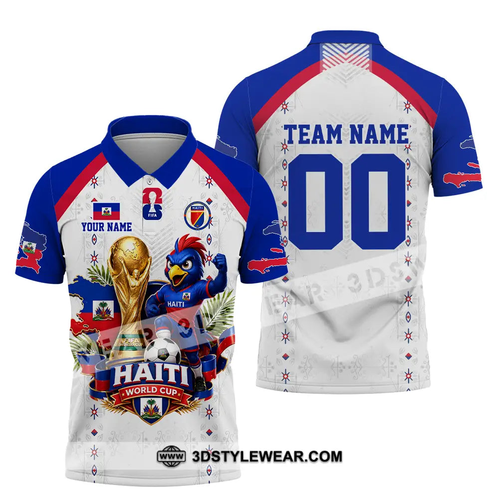 Unisex Shirt - Custom Haiti World Cup 2026 Shirt - Polo Shirt / S - T-shirt