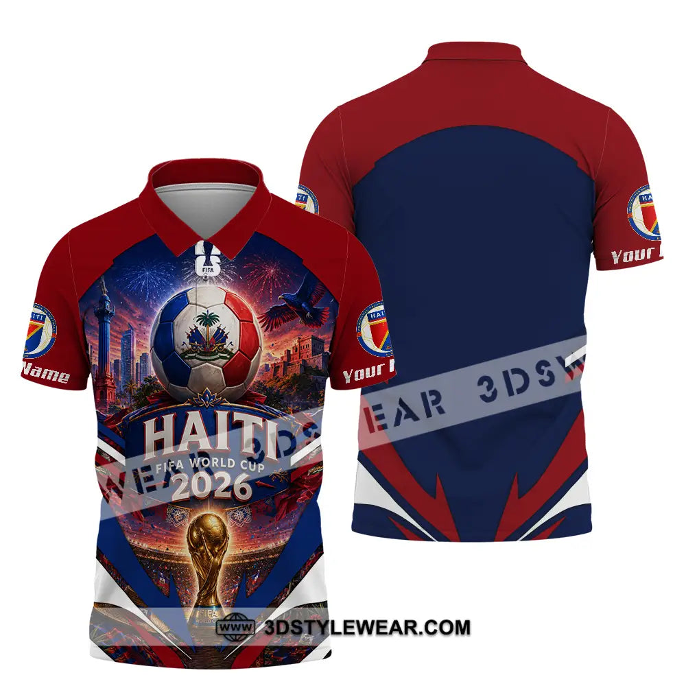 Unisex Shirt - Custom Haiti World Cup 2026 Shirt - Polo Shirt / S - T-shirt