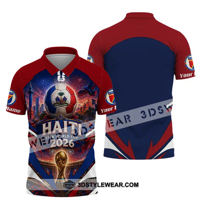 Unisex Shirt - Custom Haiti World Cup 2026 Shirt - Polo Shirt / S - T-shirt