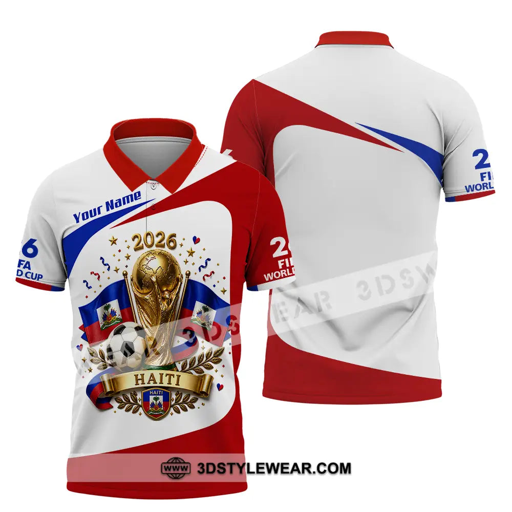 Unisex Shirt - Custom Haiti World Cup 2026 Shirt - Polo Shirt / S - T-shirt