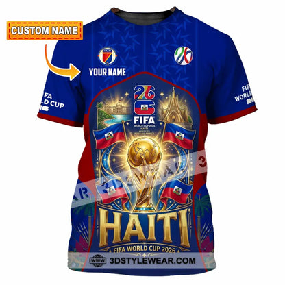 Unisex Shirt - Custom Haiti World Cup 2026 Shirt - T-shirt