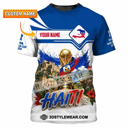 Unisex Shirt - Custom Haiti World Cup 2026 Shirt - T-shirt