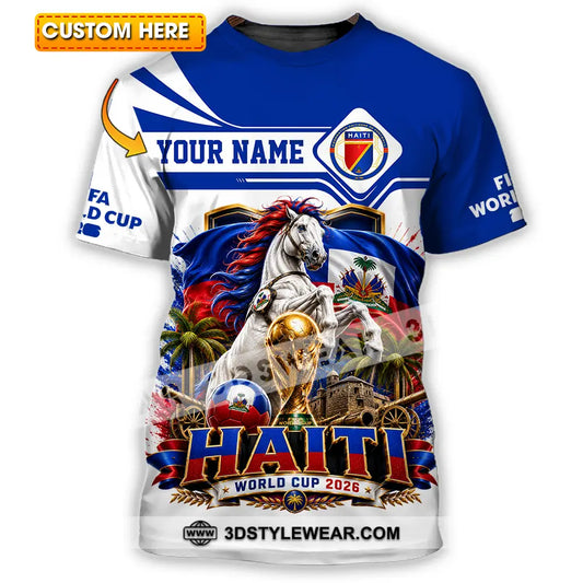 Unisex Shirt - Custom Haiti World Cup 2026 Shirt - T-shirt