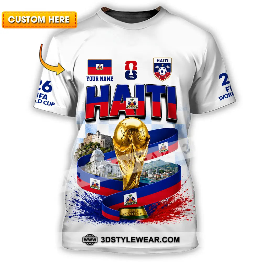 Unisex Shirt - Custom Haiti World Cup 2026 Shirt - T-shirt