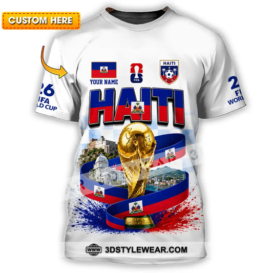 Unisex Shirt - Custom Haiti World Cup 2026 Shirt - T-shirt