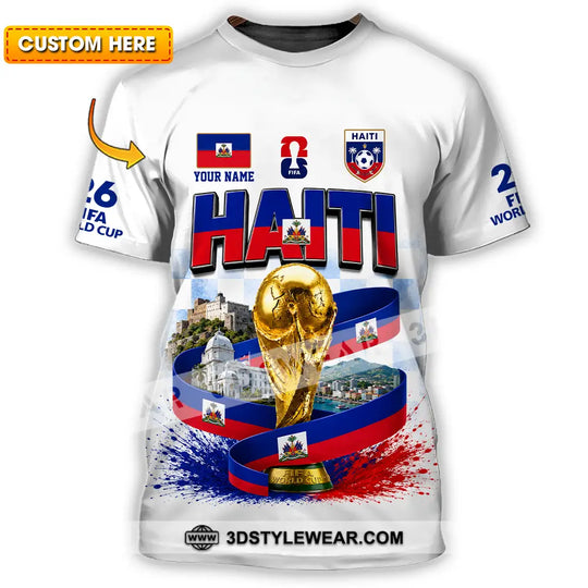 Unisex Shirt - Custom Haiti World Cup 2026 Shirt style option 1
