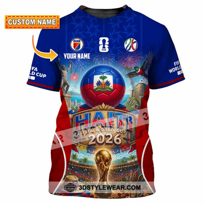 Unisex Shirt - Custom Haiti World Cup 2026 Shirt - T-shirt