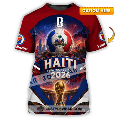Unisex Shirt - Custom Haiti World Cup 2026 Shirt - T-shirt