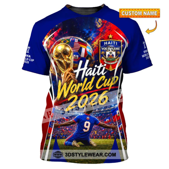 Unisex Shirt - Custom Haiti World Cup 2026 Shirt style option 1