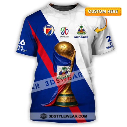 Unisex Shirt - Custom Haiti World Cup 2026 Shirt - T-shirt