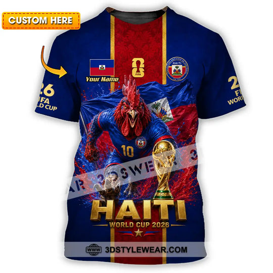 Unisex Shirt - Custom Haiti World Cup 2026 Shirt style option 1
