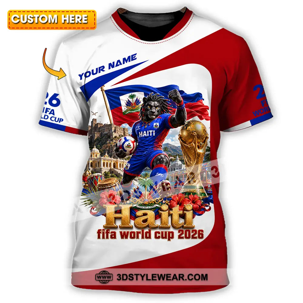 Unisex Shirt - Custom Haiti World Cup 2026 Shirt - T-shirt