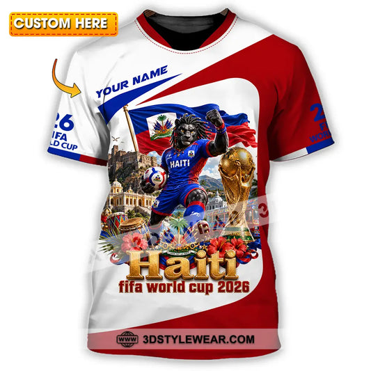 Unisex Shirt - Custom Haiti World Cup 2026 Shirt - T-shirt