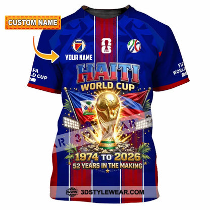 Unisex Shirt - Custom Haiti World Cup 2026 Shirt - T-shirt