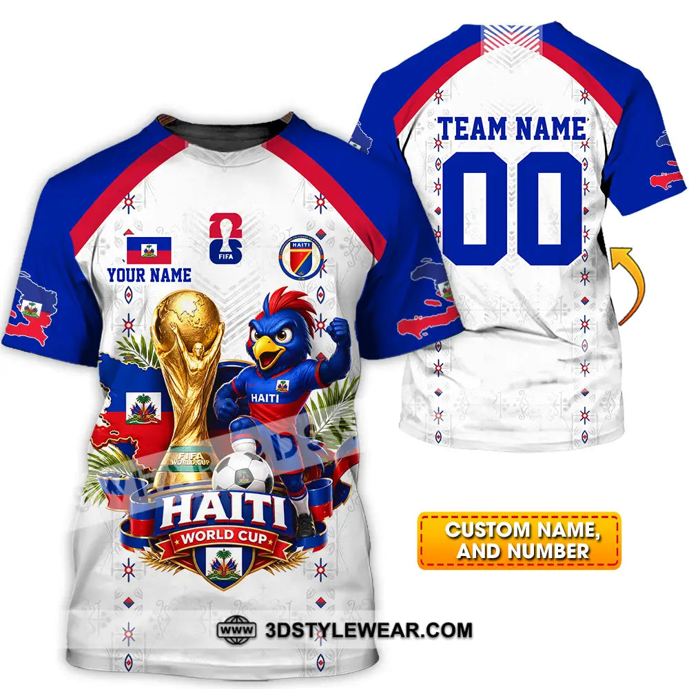 Unisex Shirt - Custom Haiti World Cup 2026 Shirt - T-shirt