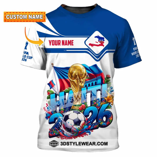 Unisex Shirt - Custom Haiti World Cup 2026 Shirt style option 1