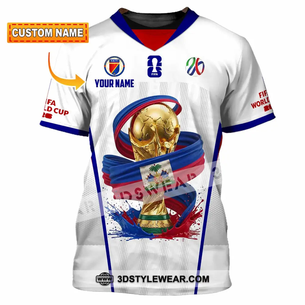 Unisex Shirt - Custom Haiti World Cup 2026 Shirt - T-shirt