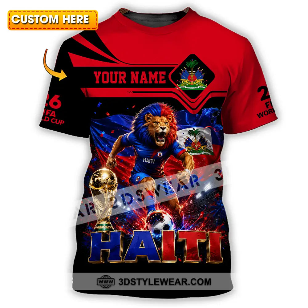 Unisex Shirt - Custom Haiti World Cup 2026 Shirt - T-shirt